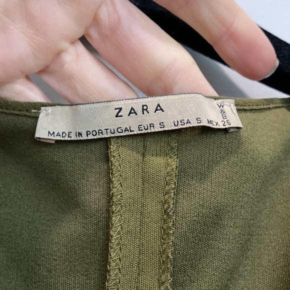 ZARA Green Sleeveless Flowy Top - Picture 13 of 14